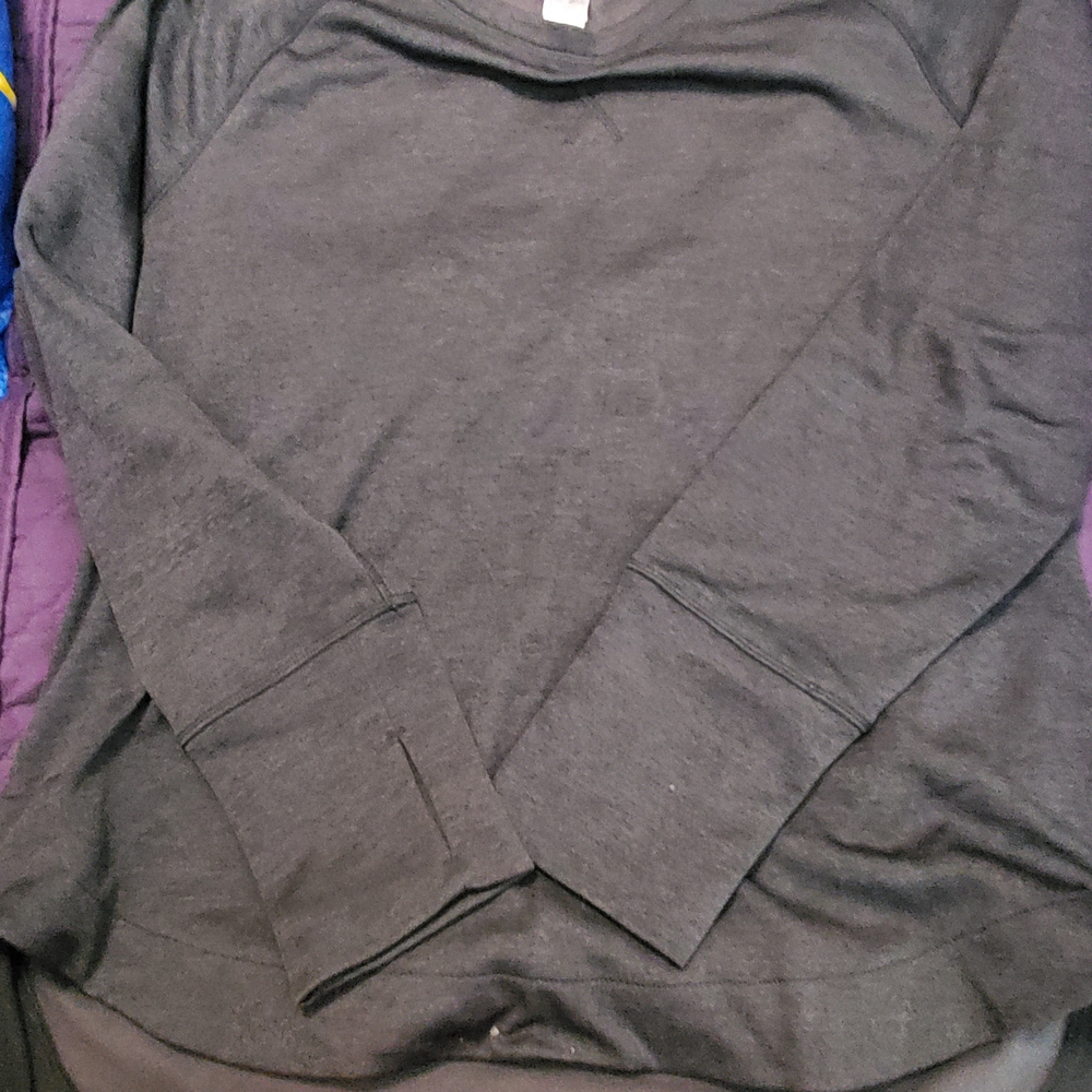 Champion Gray/black Sweatshirt